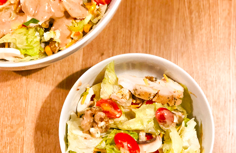 Chicken Salad with BBQ Ranch Dressing